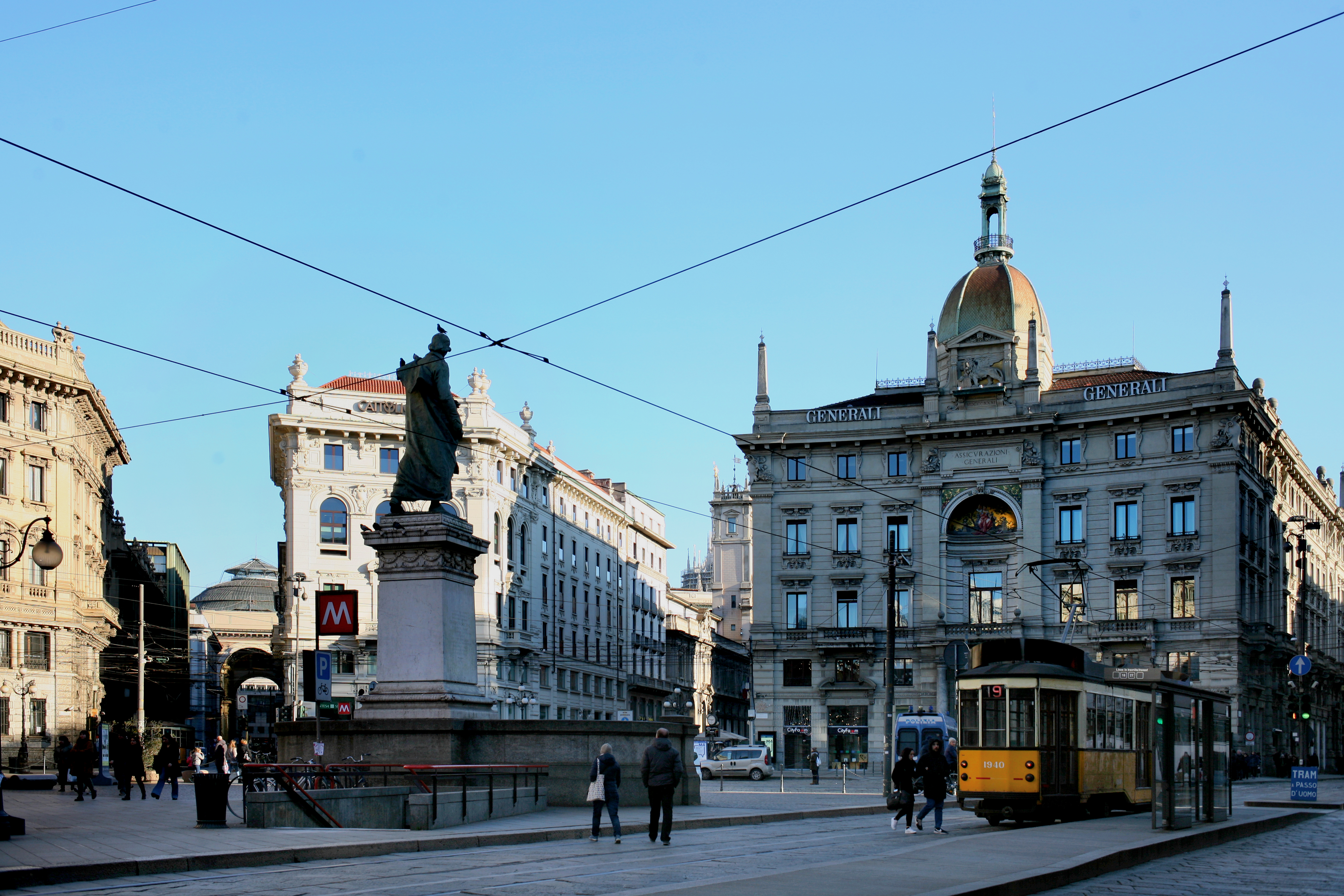 Piazza Cordusio a Milano