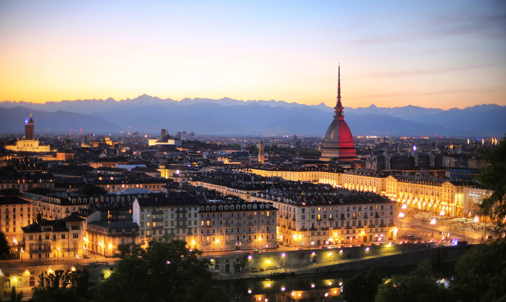 torino alpi piemonte po