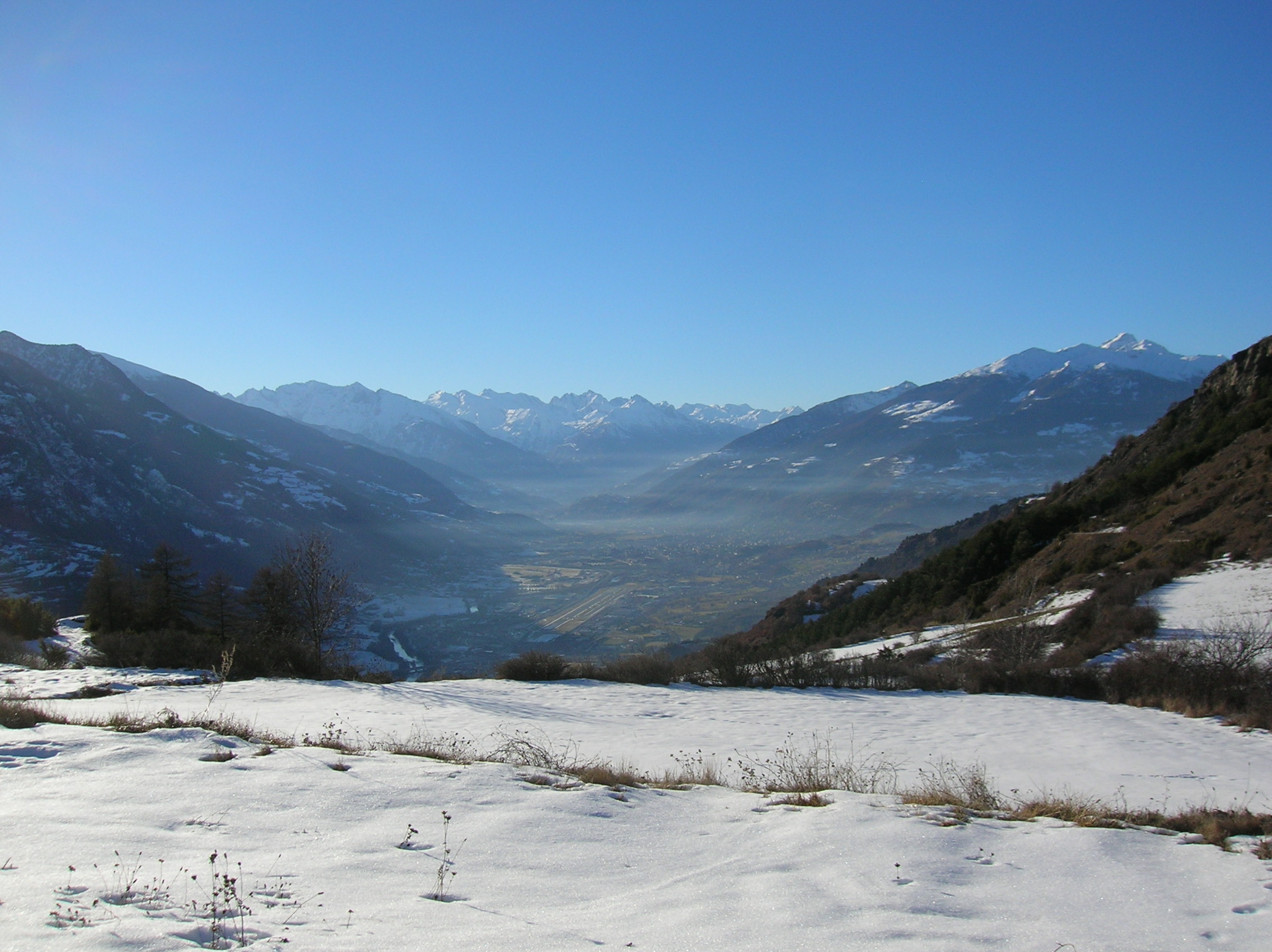 L'aeroporto di Aosta